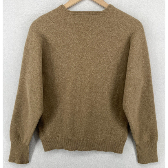 BRAEMAR Sweater Womens S Pure Lambswool Long Sleeve Pullover Brown Scotland Vtg - Picture 3 of 16